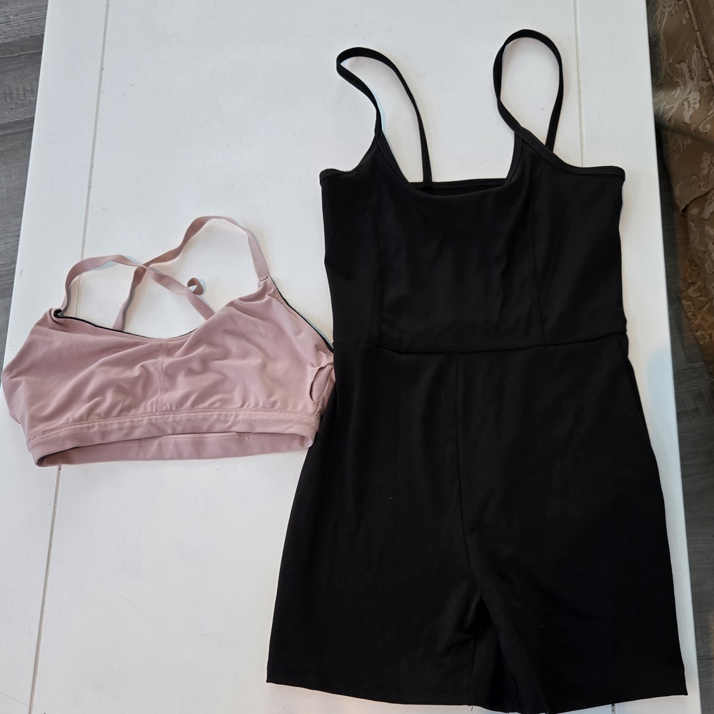 Women's Series 8 Athletic Romper And Fabletics Sports Bra Small